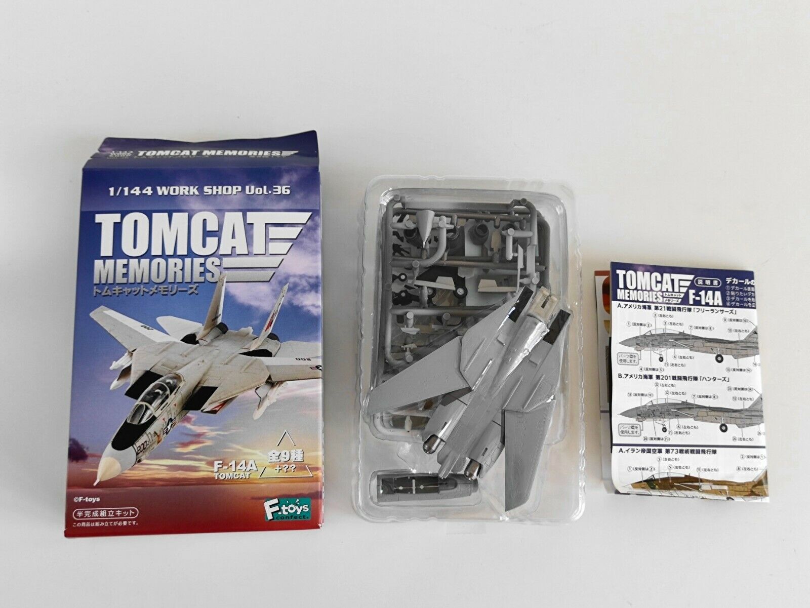 F-toys 1/144 TOMCAT MEMORIES F-14A US Navy 21st Fighting F-toys 1/144 TOMCAT MEMORIES F-14A US Navy 21st Fighting