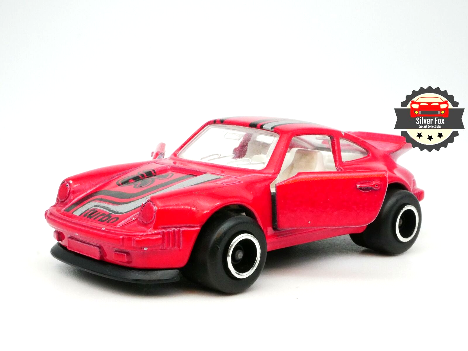 MAJORETTE PORSCHE TURBO #209 RED 1:57 SCALE DIECAST NOT MINT COLLECTOR MODEL CAR