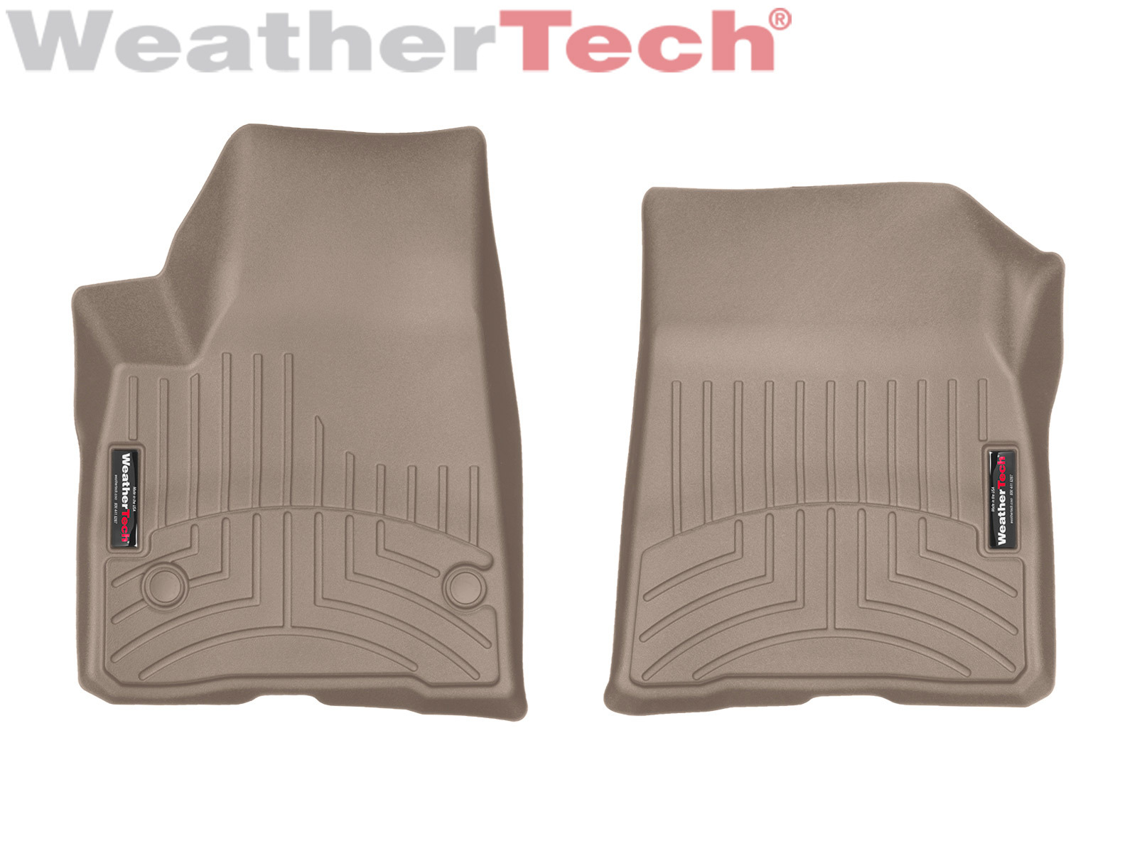 Details About Weathertech Floorliner Floor Mats For Gmc Acadia 2017 2019 1st Row Tan