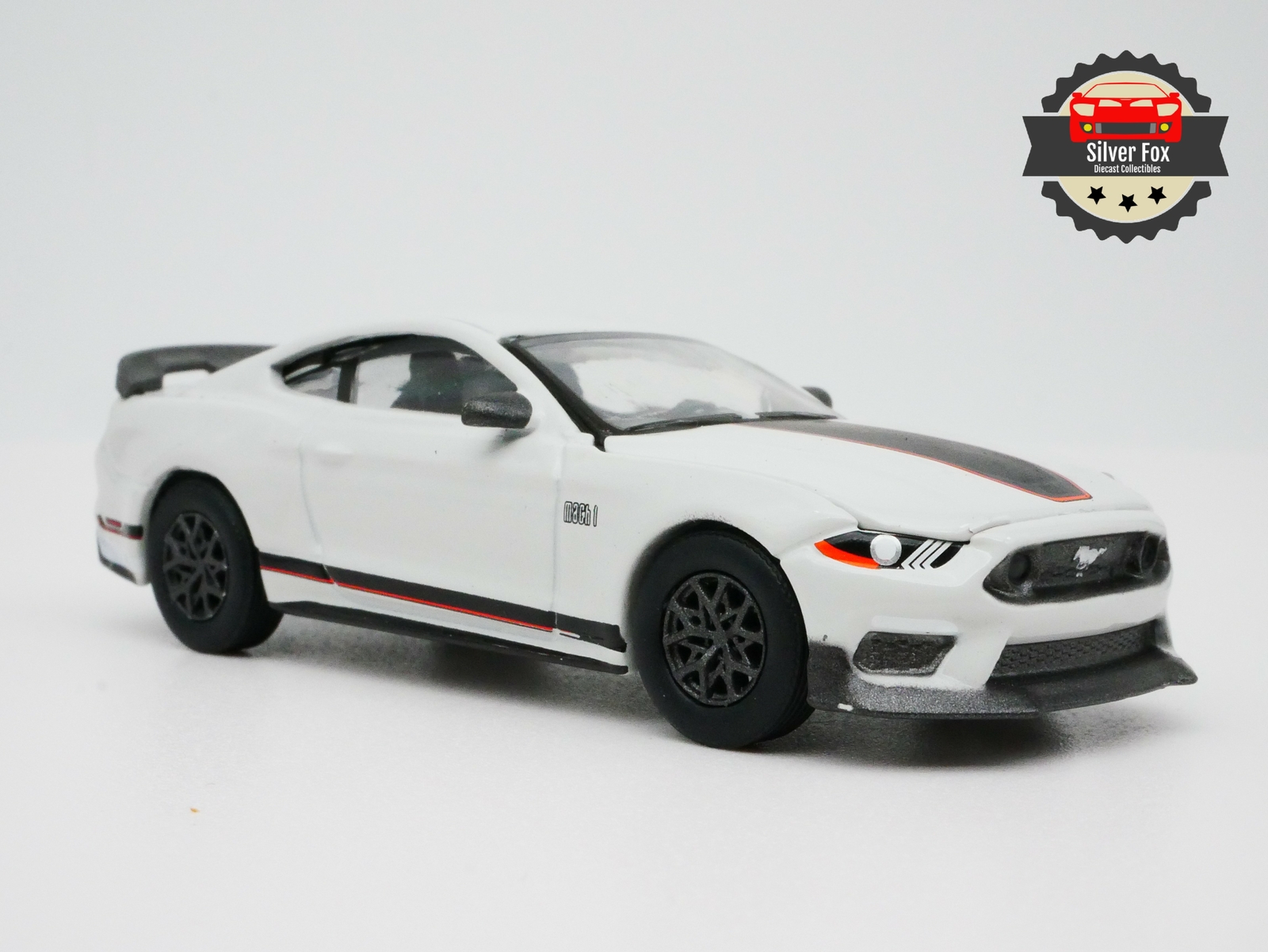 2021 FORD MUSTANG MACH1 WHITE 1:64 SCALE DIECAST COLLECTOR