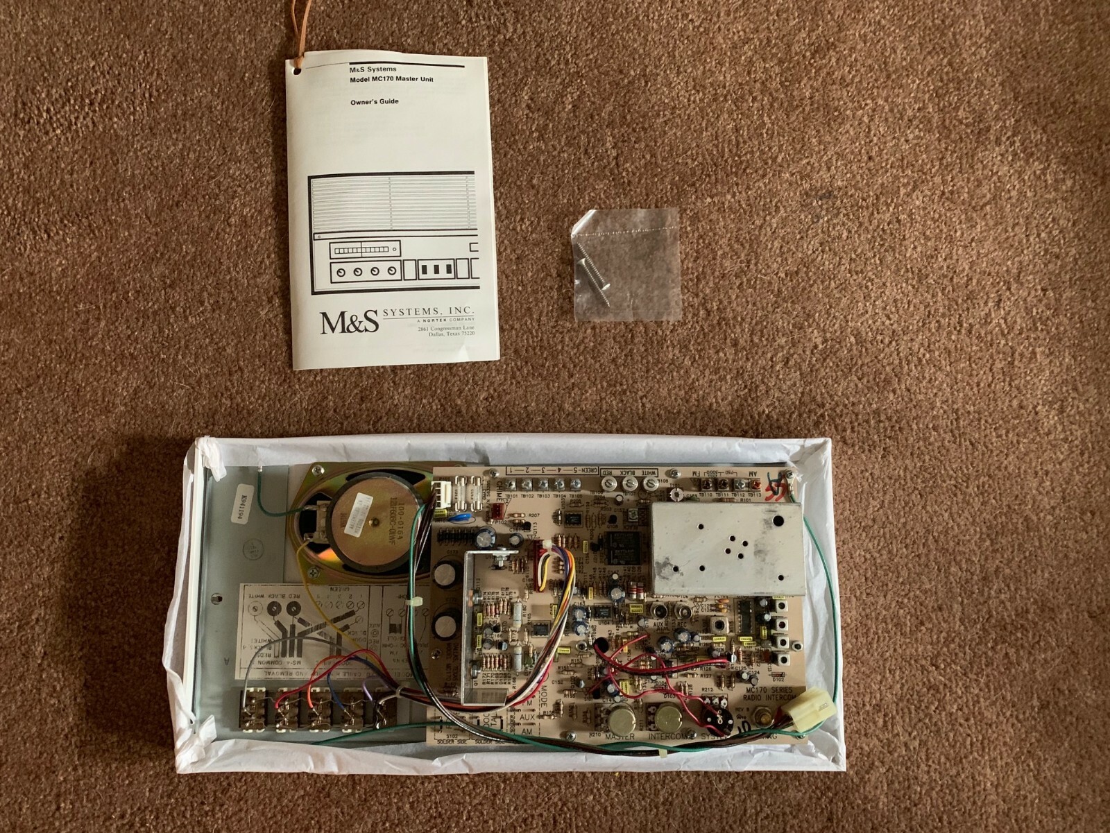 M&S Systems Musical Intercom Color White Model # MC170