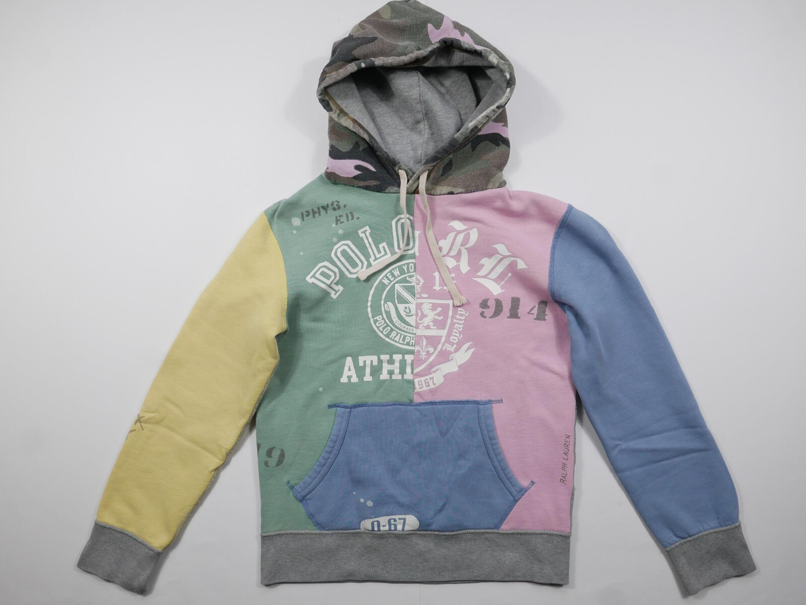 パーカー・フーディ Polo Ralph Lauren Patchwork Long-Sleeve Sweatshirt With Cozy Polo Ralph Lauren Patchwork Long-Sleeve Sweatshirt With Cozy