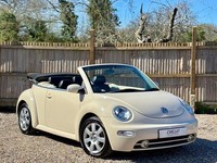 2003 Volkswagen Beetle 2.0 Cabriolet Cream Low Mileage Petrol Convertible ULEZ