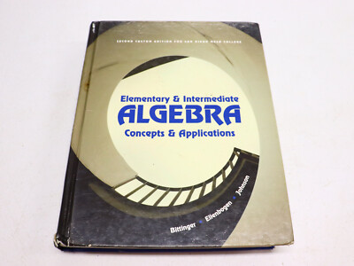 Elementary & Intermediate Algebra: Concepts & Applications 2nd Edition, For SDMC