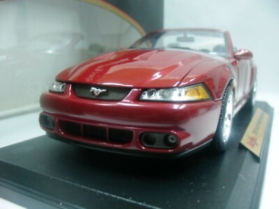 WOW EXTREMELY RARE Ford Mustang SVT Cobra 2003 Convert Reg Red 31646 1:18 Maisto