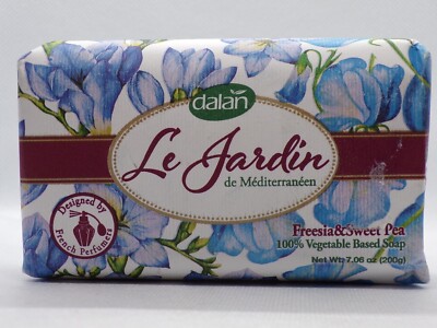 Dalan Le Jardin Pure Vegetable Luxury Soap Bar Freesia & Sweet Pea 7.06 oz