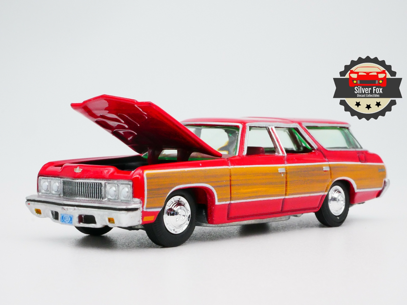 1973 CHEVROLET CAPRICE RED 1:64 SCALE DIECAST COLLECTOR COLLECTOR MODEL CAR