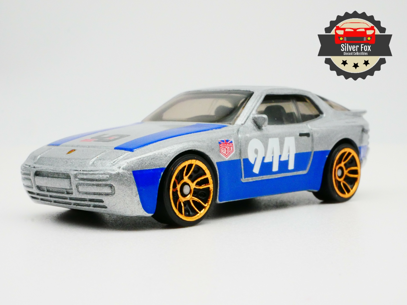 1989 PORSCHE 944 TURBO OUTLAW GRAY 1:64 SCALE COLLECTOR DIECAST CAR