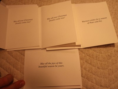 INTERNATIONAL FUND FOR ANIMAL WELFARE CHRISTMAS CARDS & ENVELOPES LOT OF 4