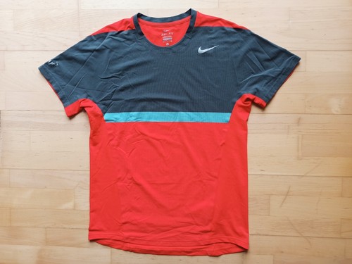 Nike Rafael Nadal 2014 Australien Open Shirt Tennis rot Sz