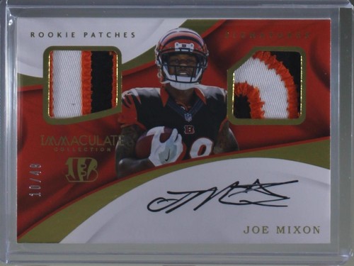 2017 Panini Immaculate Collection Joe Mixon #IS-JO