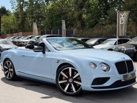 2016 Bentley Continental GT V8 S CONVERTIBLE MULLINER DRIVING SPEC - GLACIER BLU