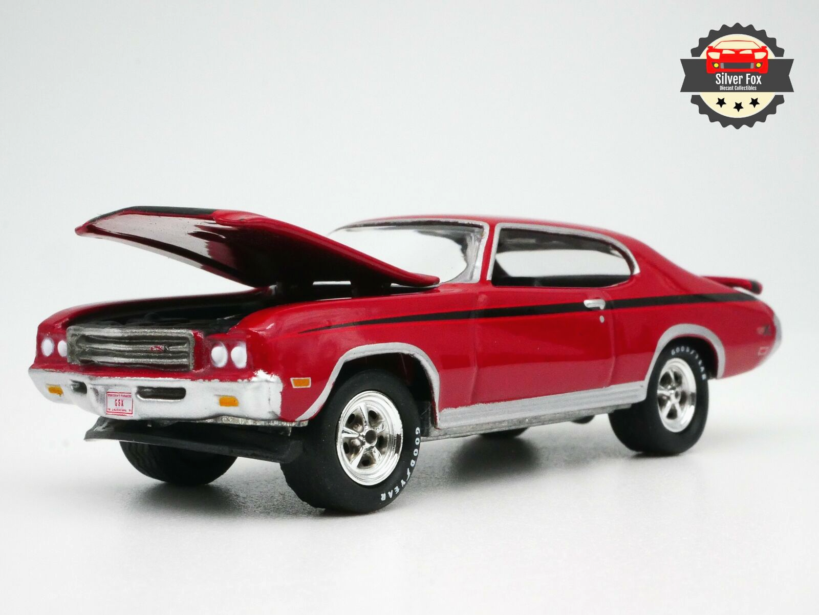 1971 BUICK GSX FIRE RED 1:64 SCALE DIECAST COLLECTOR COLLECTOR MODEL CAR 