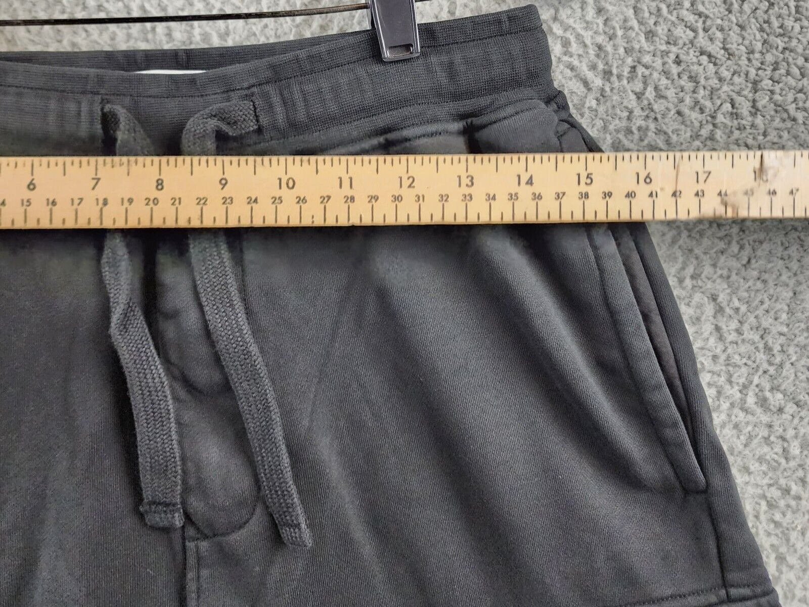 STONE ISLAND Fleece Cargo Jogger Pants Men's Black Pocket STONE ISLAND Fleece Cargo Jogger Pants Men's Black Pocket