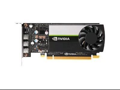 NVIDIA T400 4GB GDDR6 Graphics Card Gaming Cad Video Editing Low Profile Mini Dp