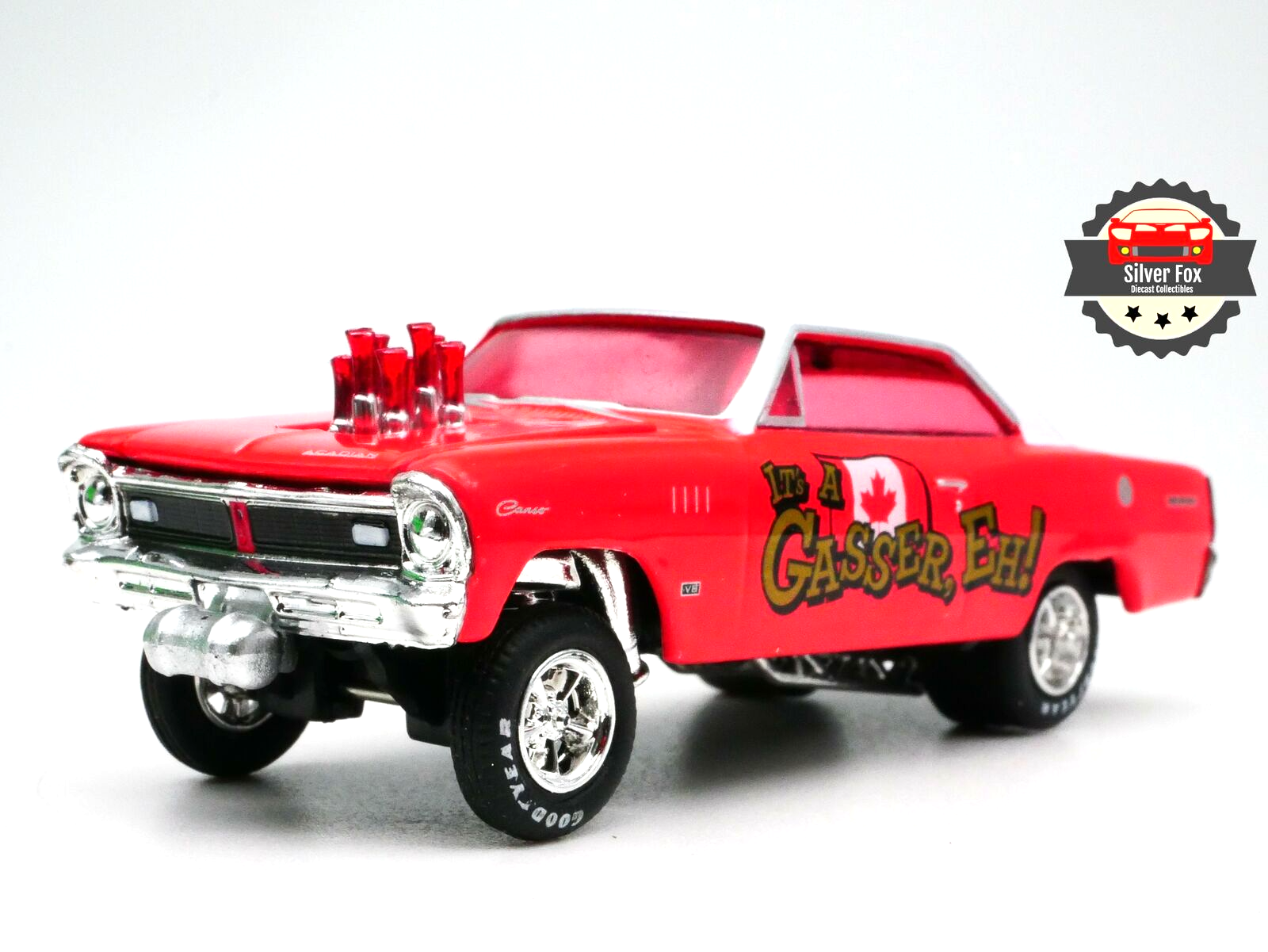 1967 ACADIAN CANSO GASSER GM BASED ON CHEVY CORVAIR 1:64 SCALE DIECAST COLLECTOR