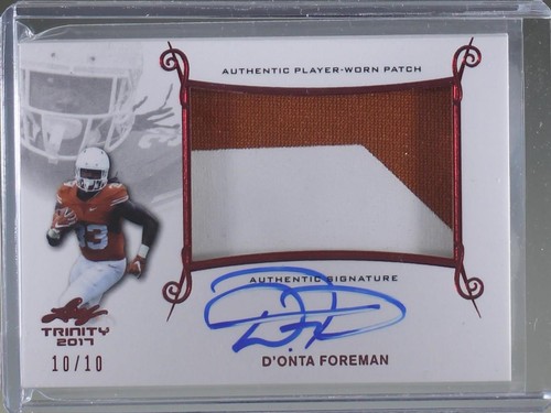 2017 Leaf Trinity D'onta Foreman #PA-DF1