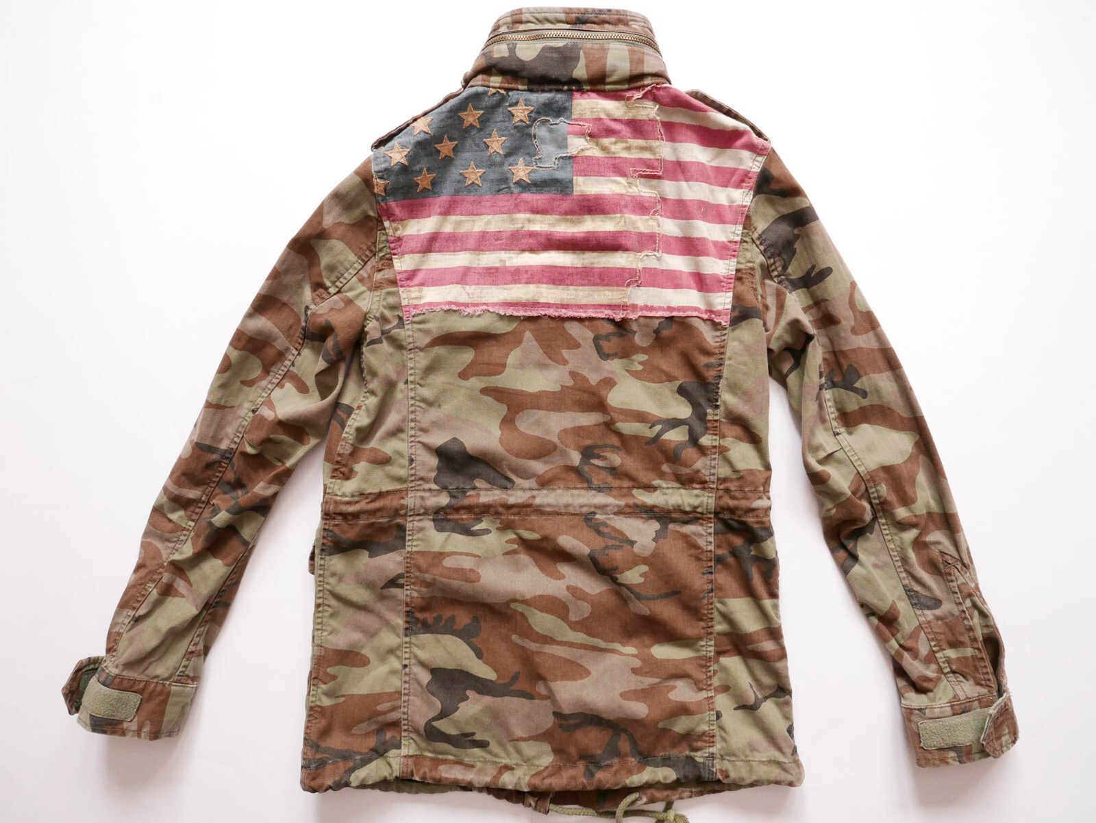 Ralph Lauren Denim & Supply Jacket Camo Moro USA Flag Ralph Lauren Denim & Supply Jacket Camo Moro USA Flag