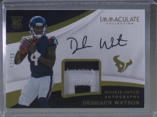 2017 Panini Immaculate Collection Deshaun Watson #102