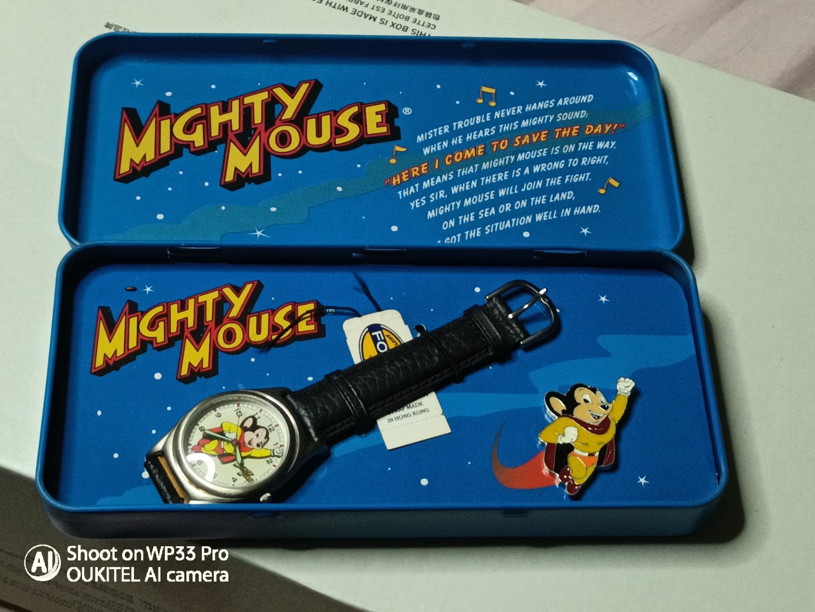 M10 Mighty Mouse Fossil Made Dial Watch Limited Edition  LTD 3D 