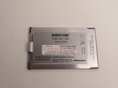 Bendix King KMD 550 / KMD 850 Atlantic Data Card 071-00161-0103