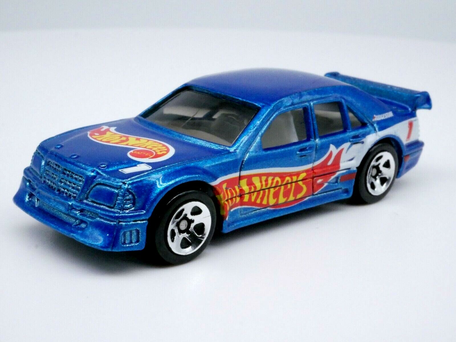 1997 Mercedes C-Class 1/64 Scale DIECAST COLLECTOR    Car HW Blue