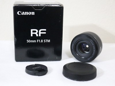 Canon RF50mm f/1.8 STM Lens for EOS Mirrorless Cameras - Open Box & MINT