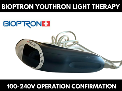 BIOTRON YOUTHRON 光療法器　美品 Bioptron YouTHron LIGHT THERAPY 100-240V With Case and Stand