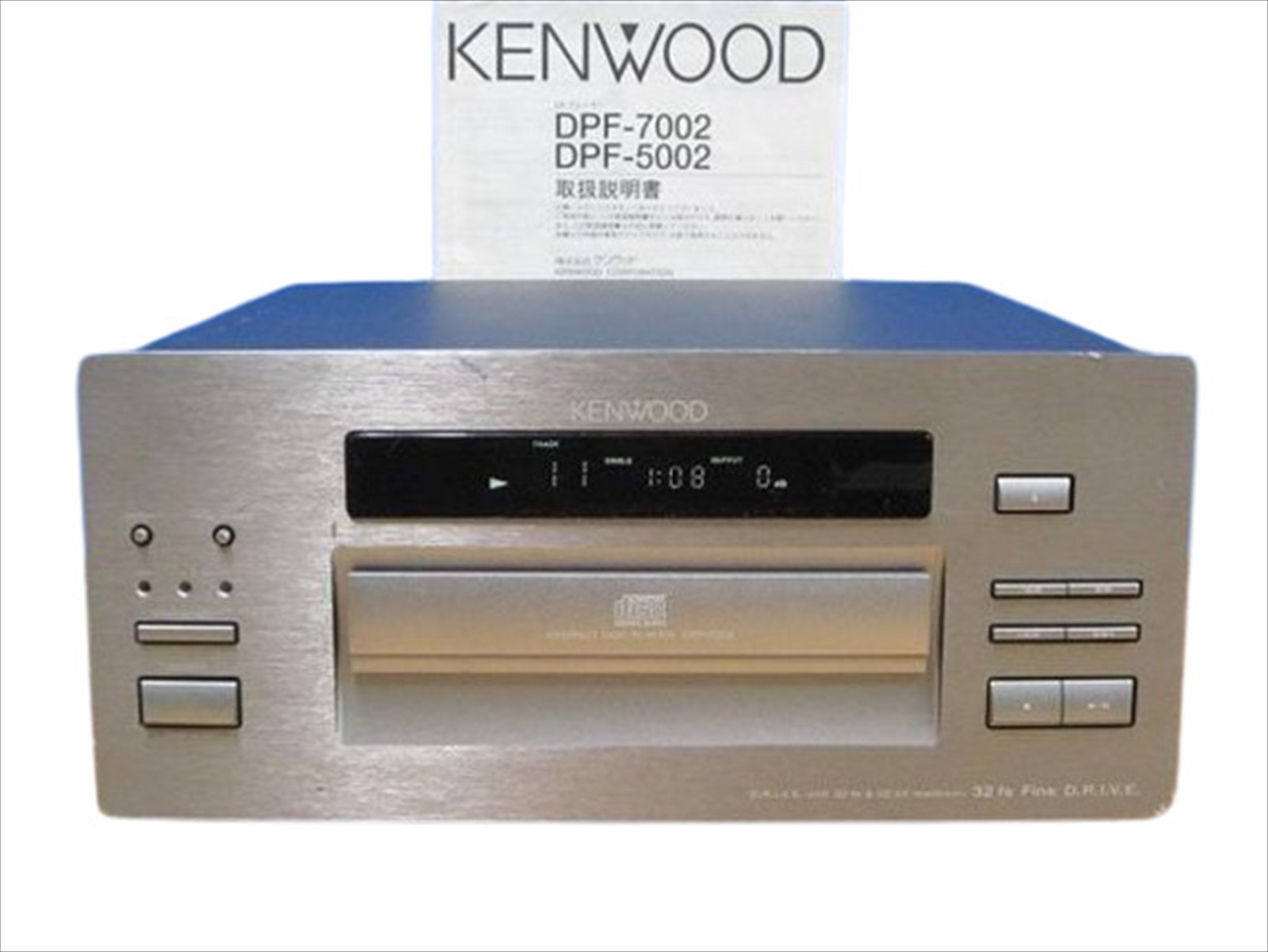 KENWOOD CDプレーヤー DPF-7002 Kenwood DPF-7002 CD Compact Disc Player Audio 32fs Fine