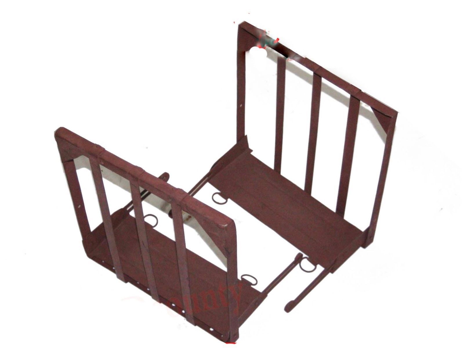 New Vintage BSA M20 Side Carrier Set Ready to Paint or Chrome 