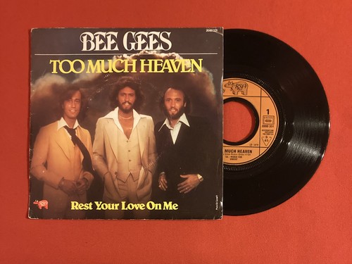 Bee Gees Too Much Heaven Rest Your Love 2090331 VG++ Vinyl