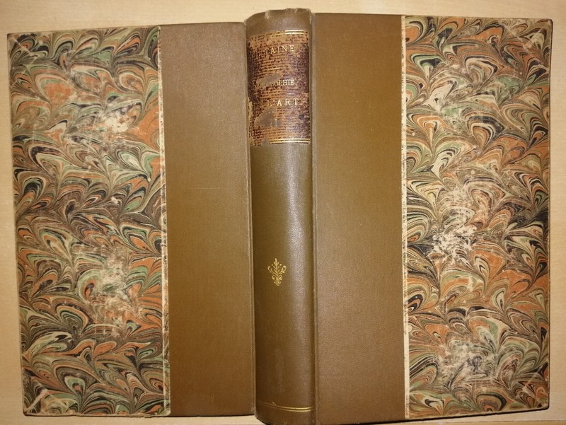 Taine : Philosophie De L'Art Tome 2 (1909) Reliure Art