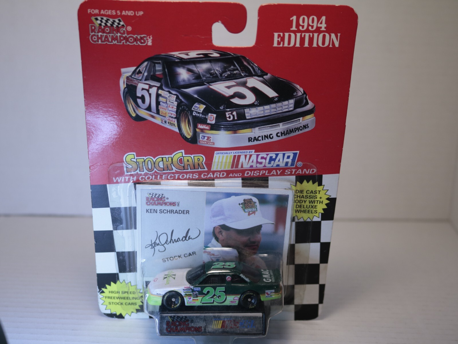 Racing Champions Ken Schrader #25 1994 Edition Nascar Stock