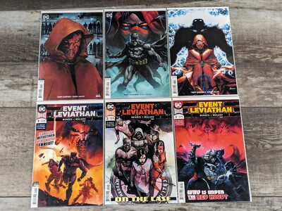 DC COMICS - EVENT LEVIATHAN #1-#3 REGULAR & VARIANT - 6 COMICS BENDIS MALEEV NM