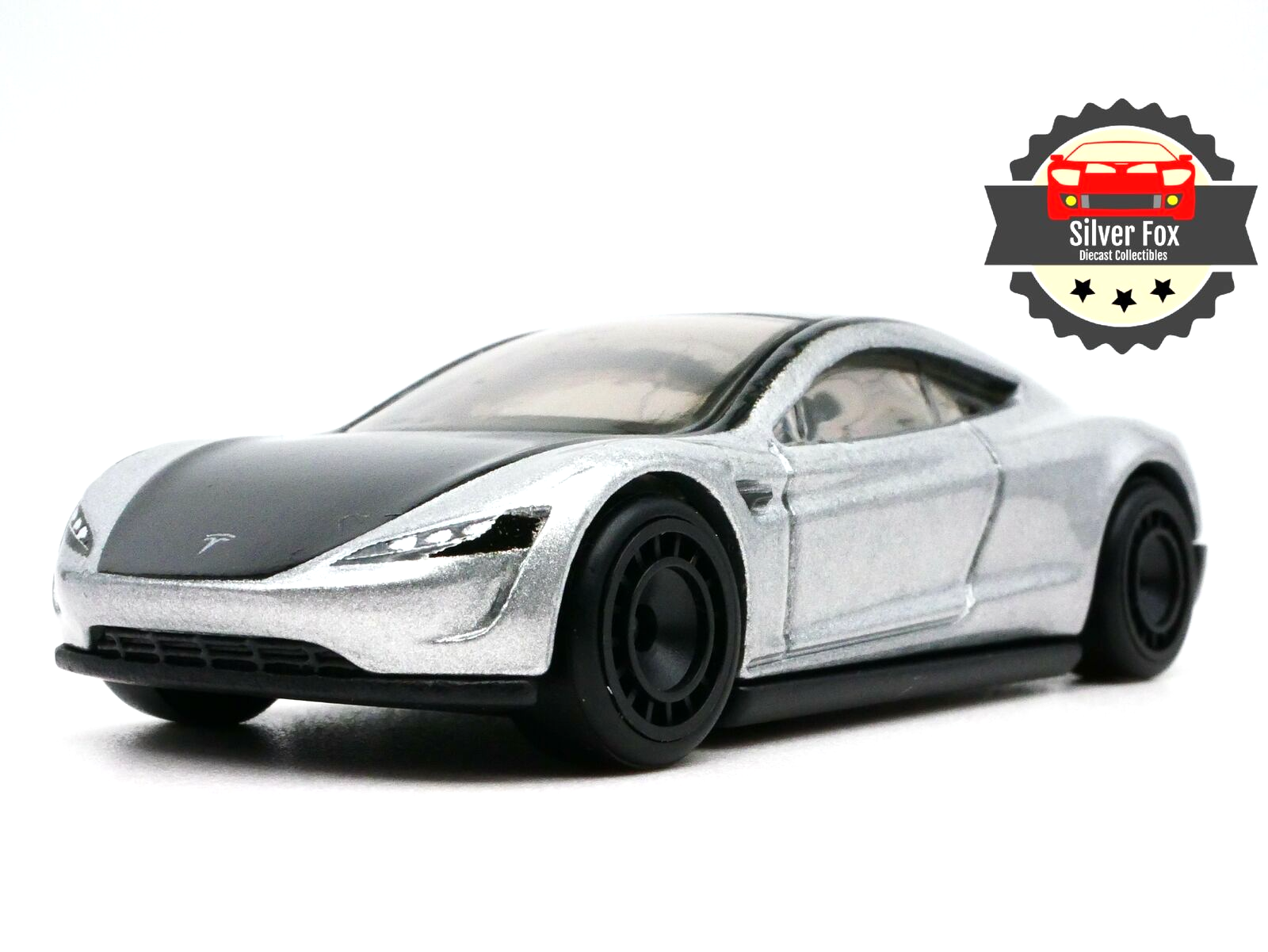 2021 TESLA ROADSTER REAL RIDERS 1:64 SCALE DIECAST COLLECTOR COLLECTOR MODEL CAR