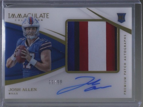2018 Panini Immaculate Collection Josh Allen #PR-JA