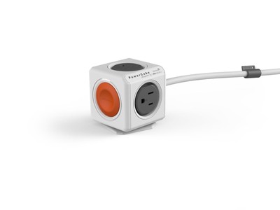 Allocacoc PowerCube Extended Cube w/Cord US White Remote Not Included
