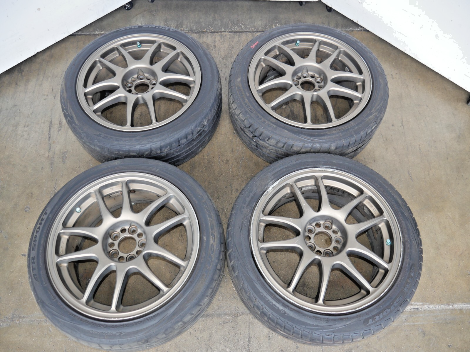 WORK ワーク エモーション CR Kai 17 7j 100 5H +47 ブロンズ 4本セット セリカ、インプレッサ等に WORK EMOTION(エモーション)CR Kai 7J-17 off+42 pcd114.3⁄5H 225