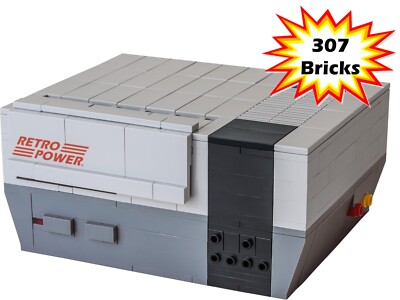 NES Lego-Compatible Raspberry Pi 4B, 3B, 3B+, 2B Case (307 Bricks)