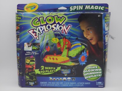 Crayola Glow Explosion Spin Magic