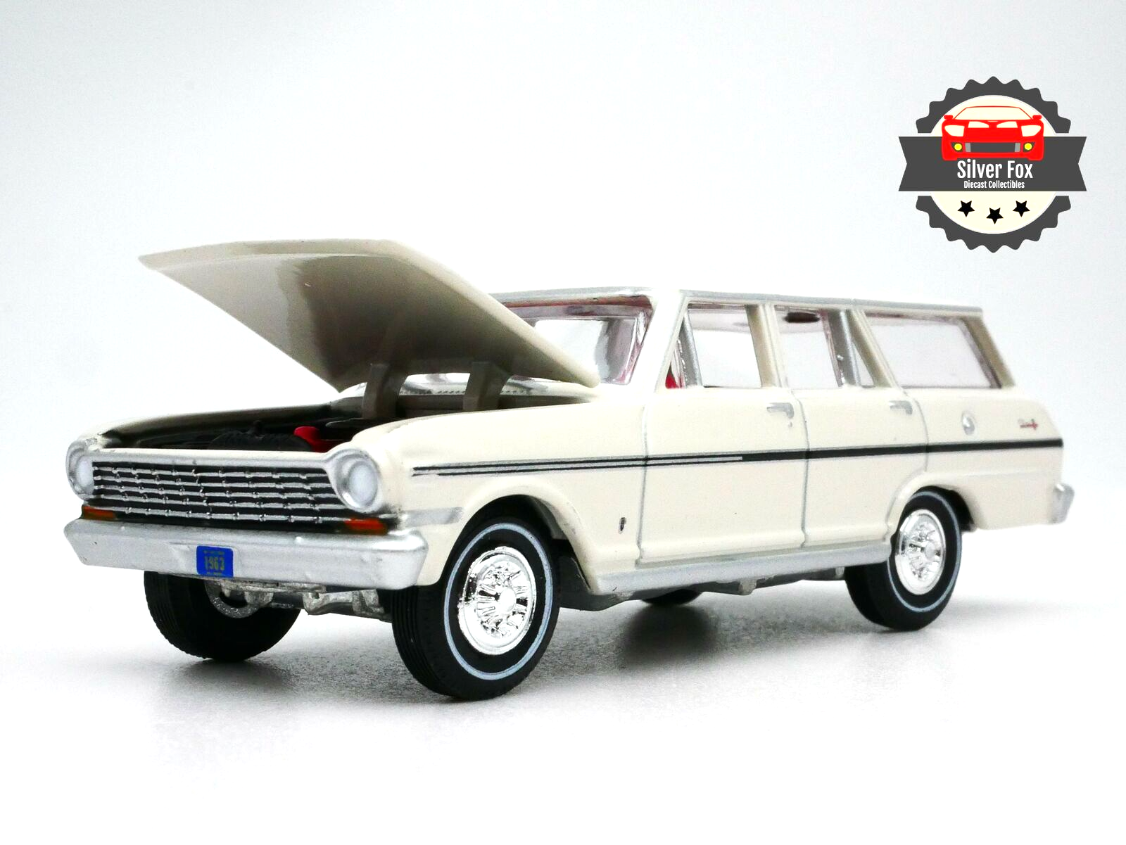 1963 CHEVY II NOVA 400 WAGON 1:64 SCALE DIECAST COLLECTOR COLLECTOR MODEL CAR