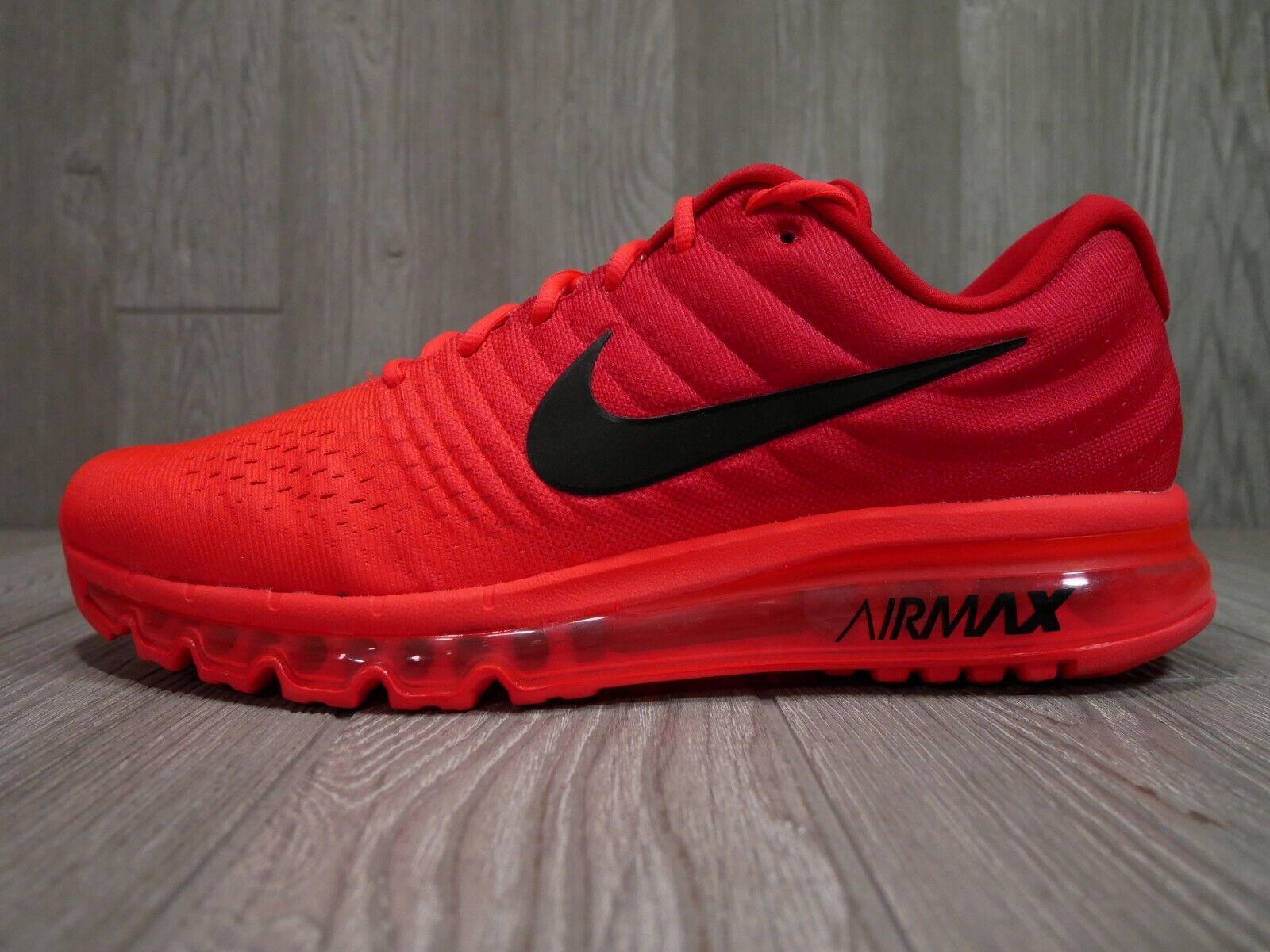 Nike Air Max 2017 Crimson Red Men's Sz 8 - 10 849559-602 Nike Air Max 2017 Crimson Red Men's Sz 8 - 10 849559-602