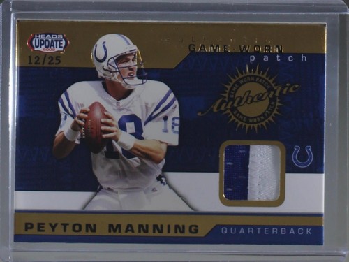 2002 Pacific Heads Update Peyton Manning #22