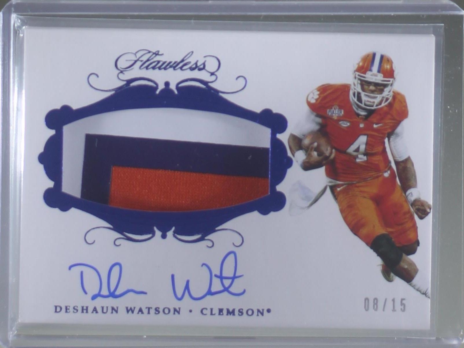 2018 Panini Flawless Collegiate Deshaun Watson #PA-DW