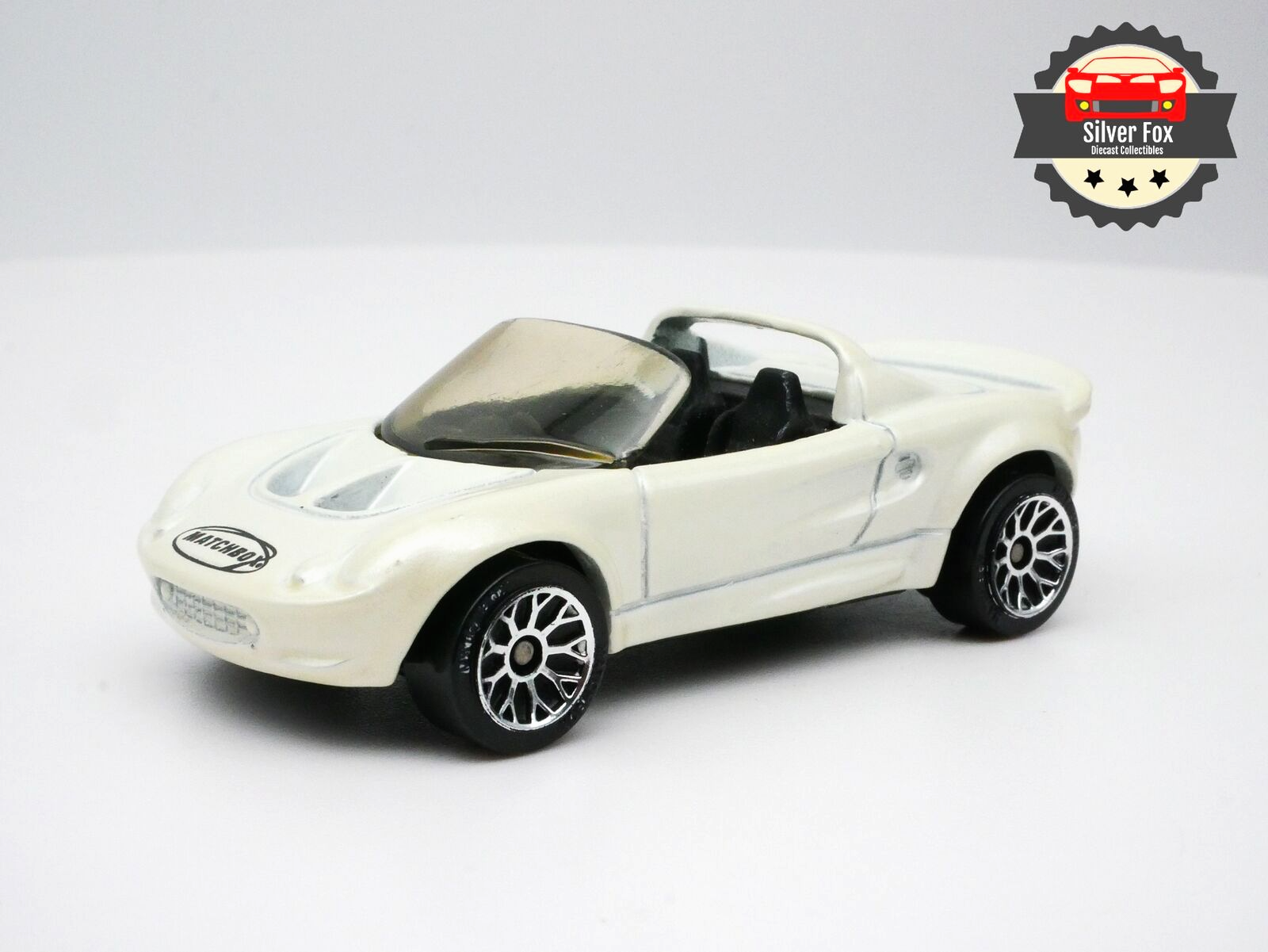 1996 LOTUS ELISE PEARL WHITE 1:55 SCALE COLLECTOR MODEL CONVERTIBLE
