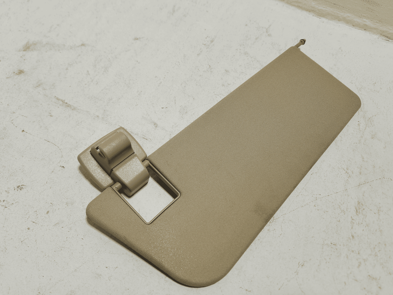 Used 2014-2016 Mercedes W212 E350 Front Driver Side Sun Visor Extension OEM Beige