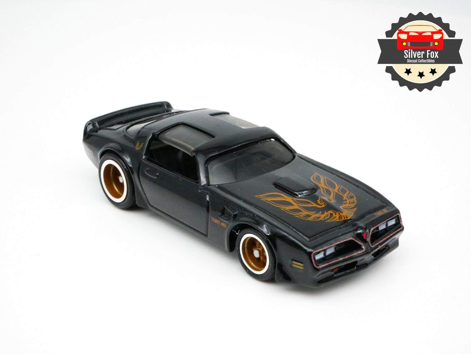 1977 PONTIAC FIREBIRD T/A BLACK 1:64 SCALE DIECAST COLLECTOR MODEL  CAR