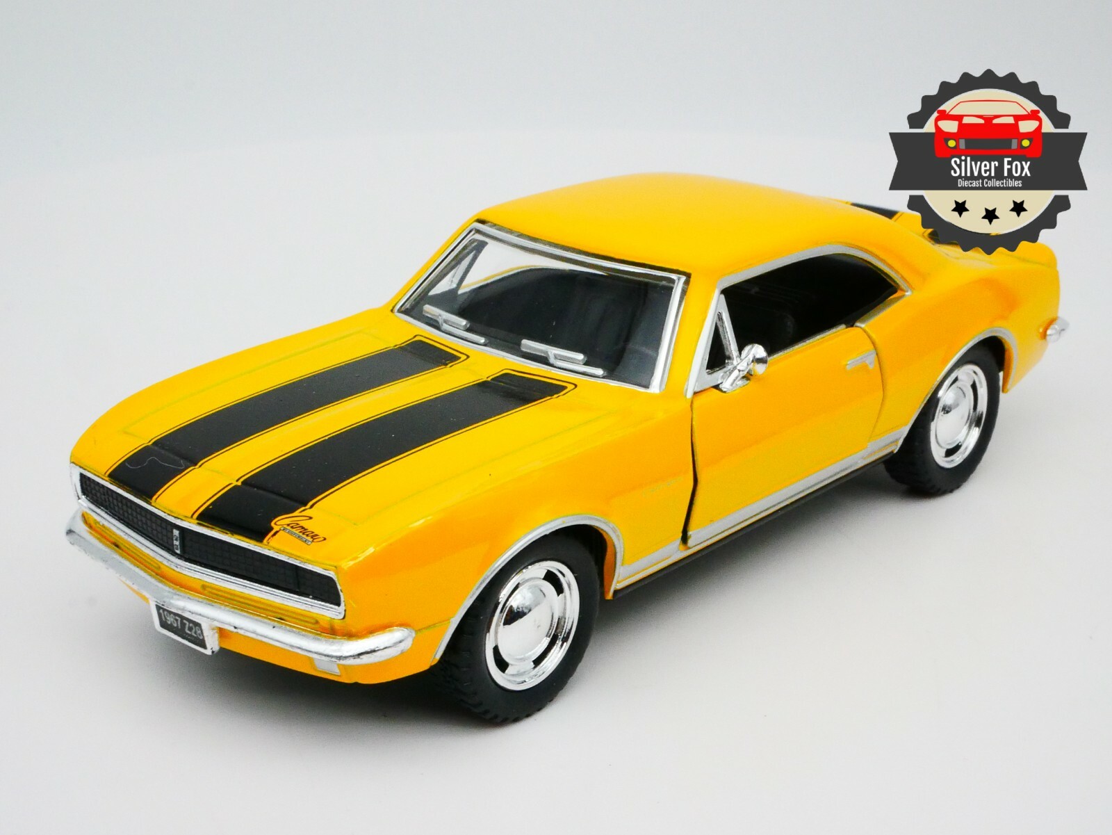 1967 CHEVROLET CAMARO DARK YELLOW POLY Z-28 1:37 SCALE