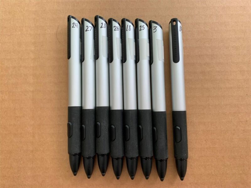 Lot Of 8 Hp Executive Tablet Pens For Hp Tablets W/ Windows 8 H4e45aa Aa2-5(1)