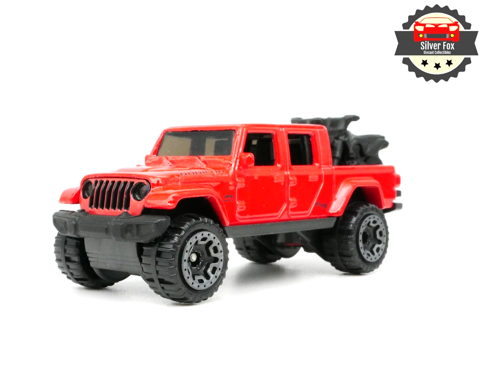 2020 JEEP GLADIATOR RED 4X4 BIKES 1:64 SCALE DIECAST COLLECTOR DIORAMA CAR